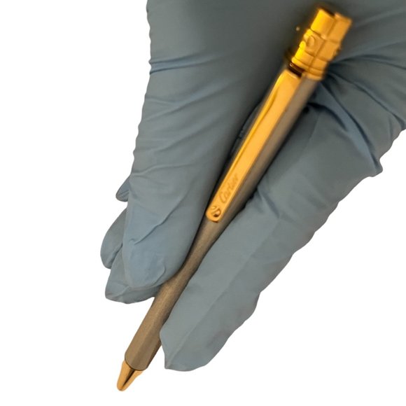 🎉SOLD🎉 Cartier de Santos Ballpoint Pen Palladium Finish Luxury Pen - Picture 6 of 12